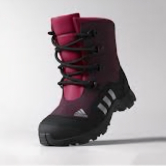 Adidas Climaheat PrimaLoft Snow Boots Sz 5 Pink Purple Insulated Winter Warm - Picture 2 of 16